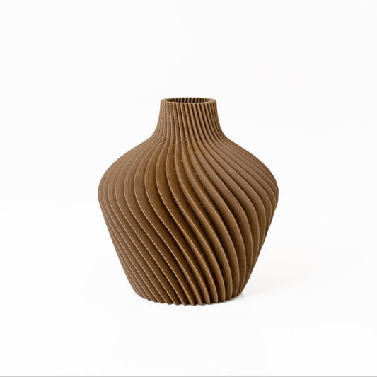 Wave Pattern Decorative Vase